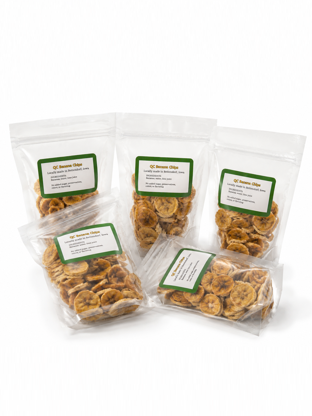 5 Pack Banana Chips